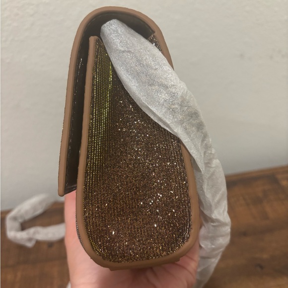 Kurt Geiger Glittering Brown Crossbody Bag - Picture 10 of 14